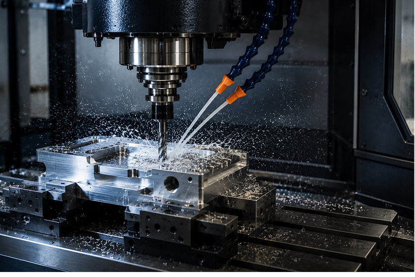 CNC machining work cell